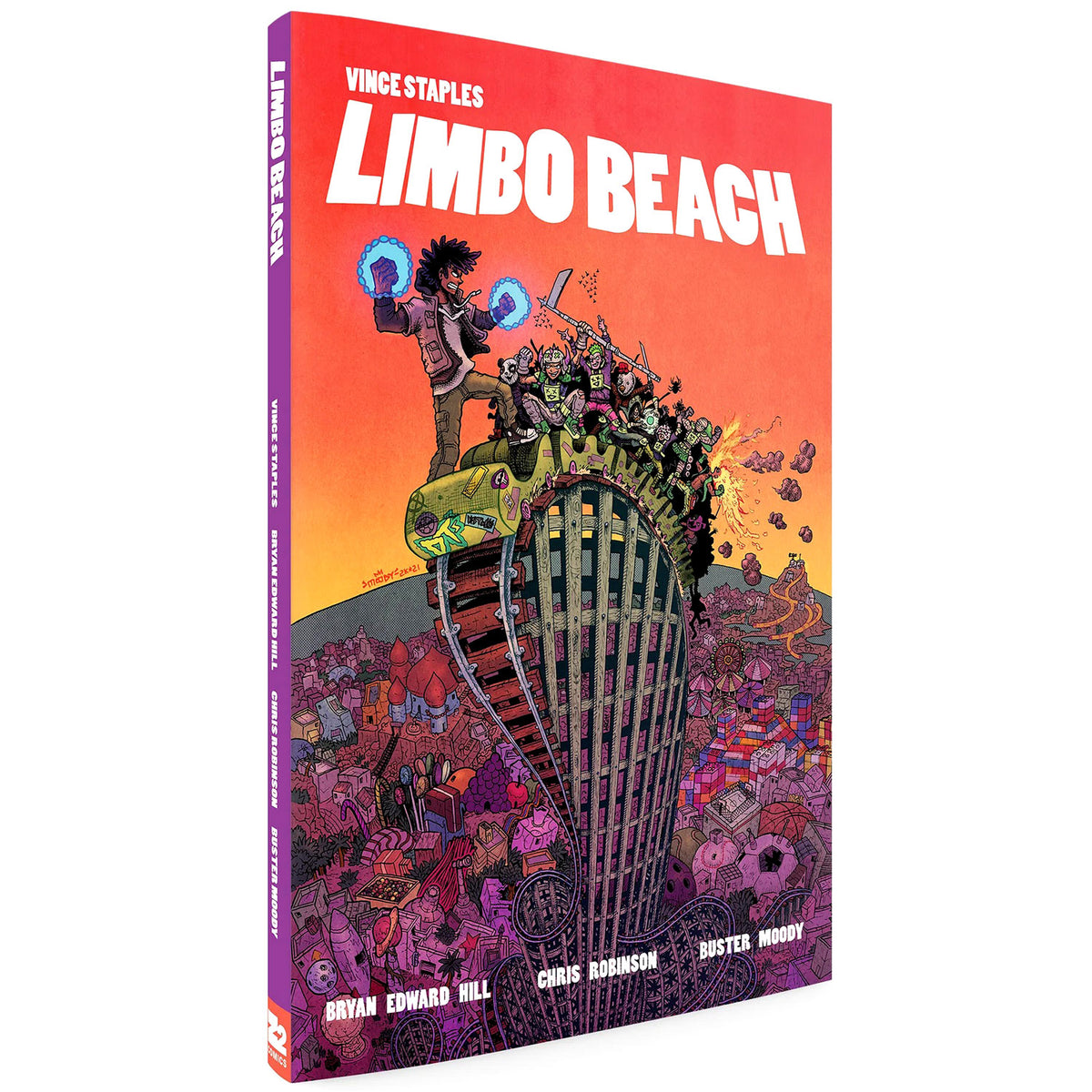 Vince Staples: Limbo Beach Comic Book Back