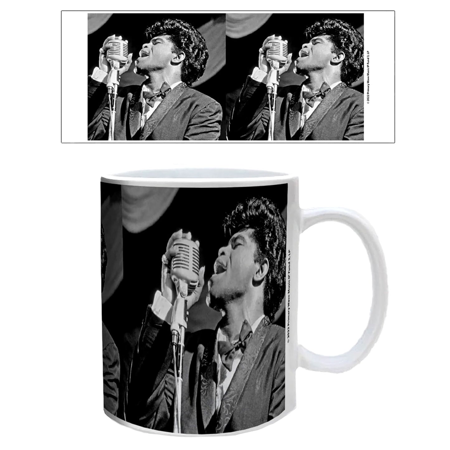 James Brown Singing Coffee Mug Front