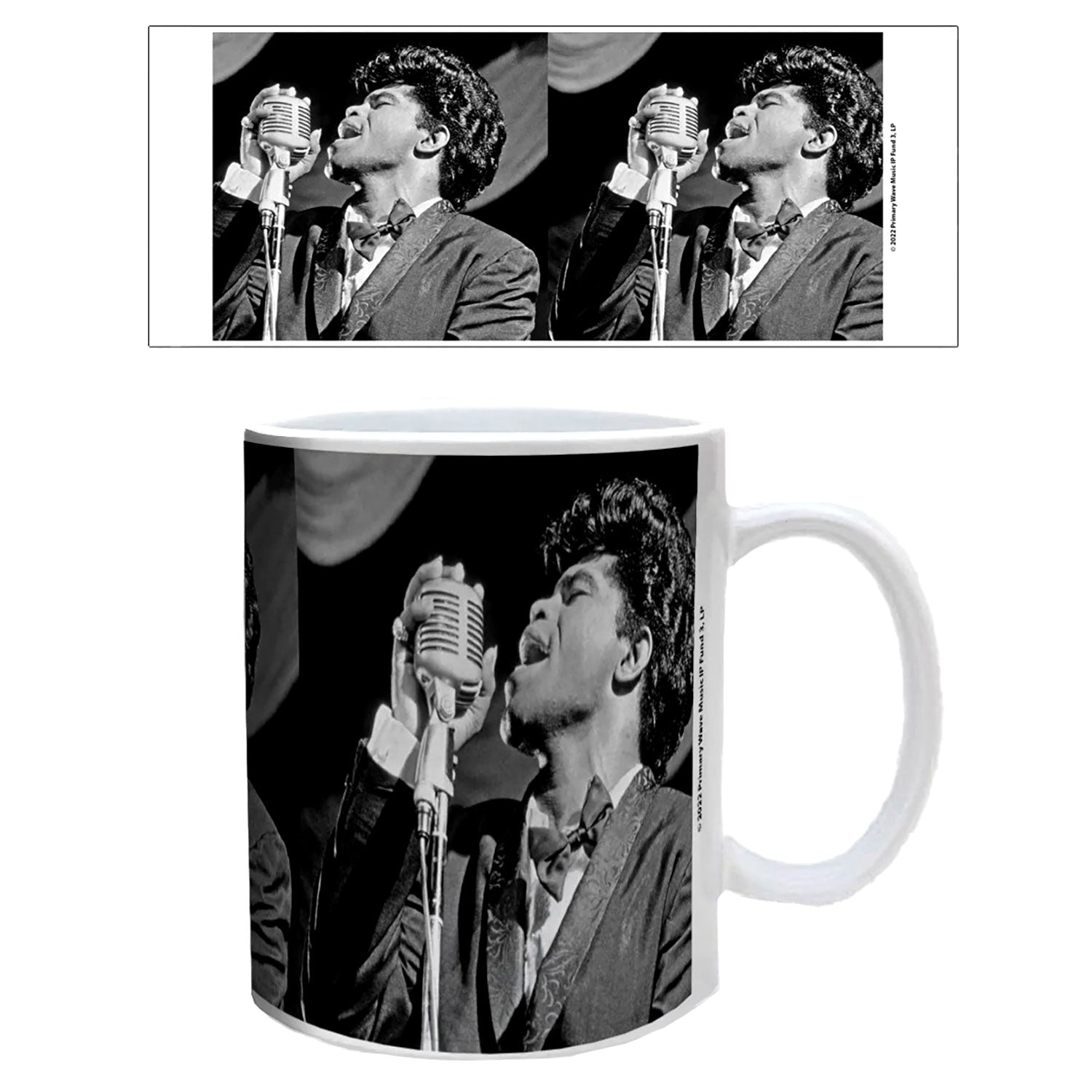 James Brown Singing Coffee Mug Front
