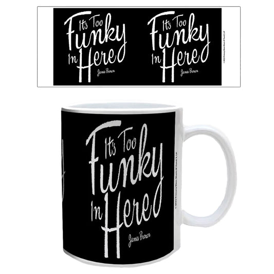James Brown Too Funky Coffee Mug Front