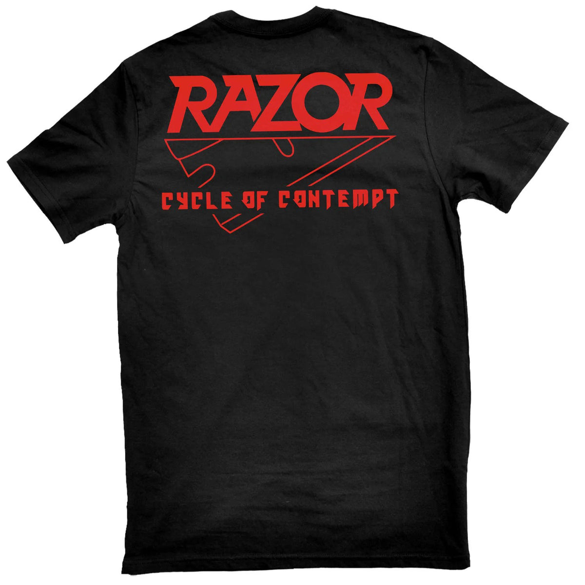 Razor Cycle of Contempt T-shirt Back