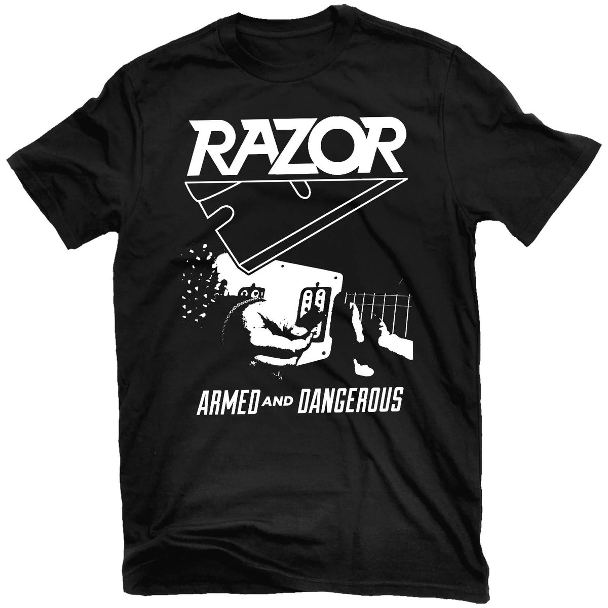 Razor Armed and Dangerous T-shirt Front