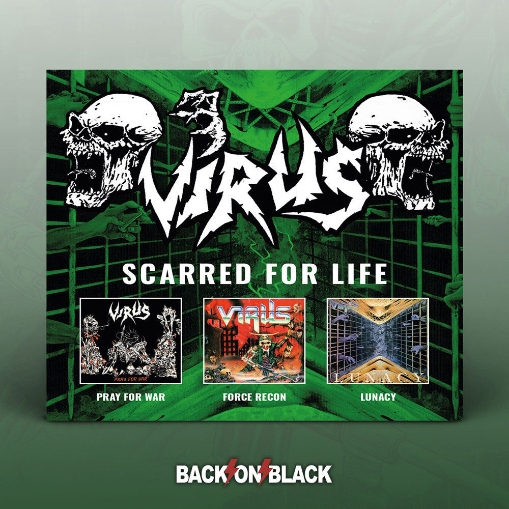 Virus Scarred For Life Compact Disc - 3 CD Box Set CD Front