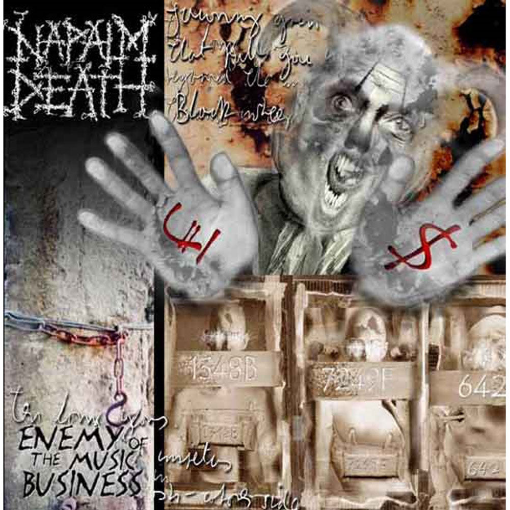 Napalm Death Enemy Of The Music Business + Leaders Not Followers Compact Disc CD Front