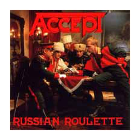 Accept Russian Roulette Compact Disc CD Front