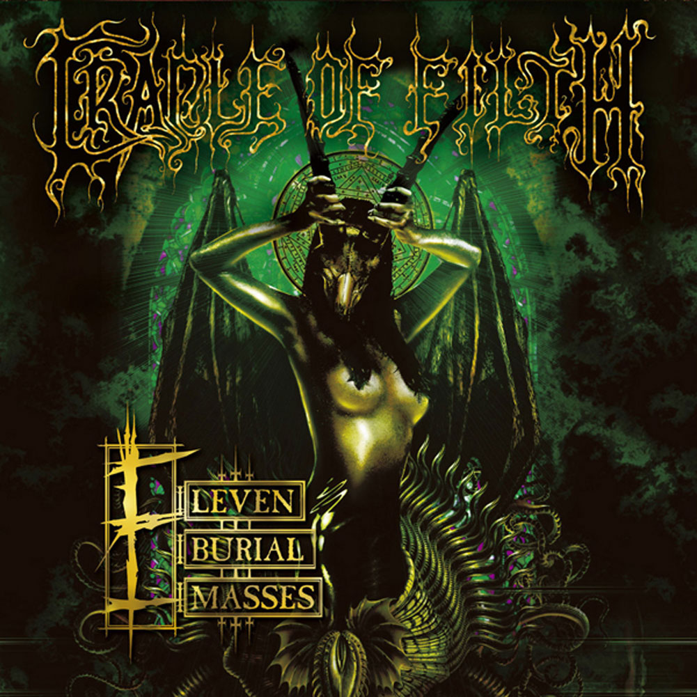 Cradle Of Filth Eleven Burial Masses Compact Disc CD Front