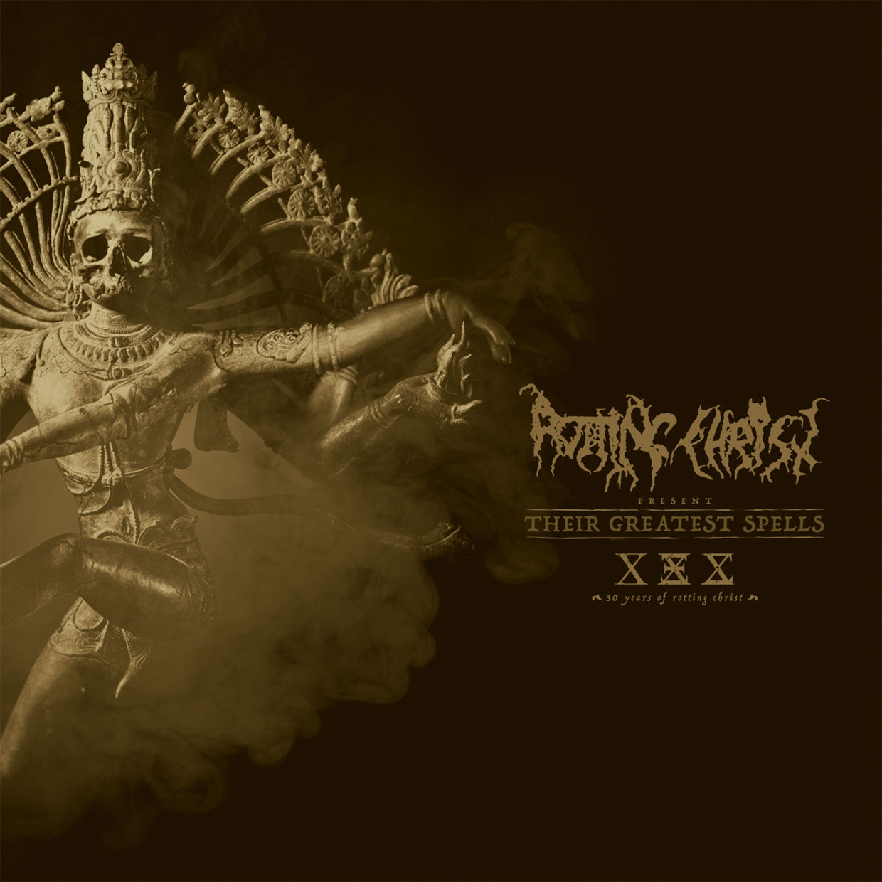 Rotting Christ Their Greatest Spells Compact Disc Double CD Front