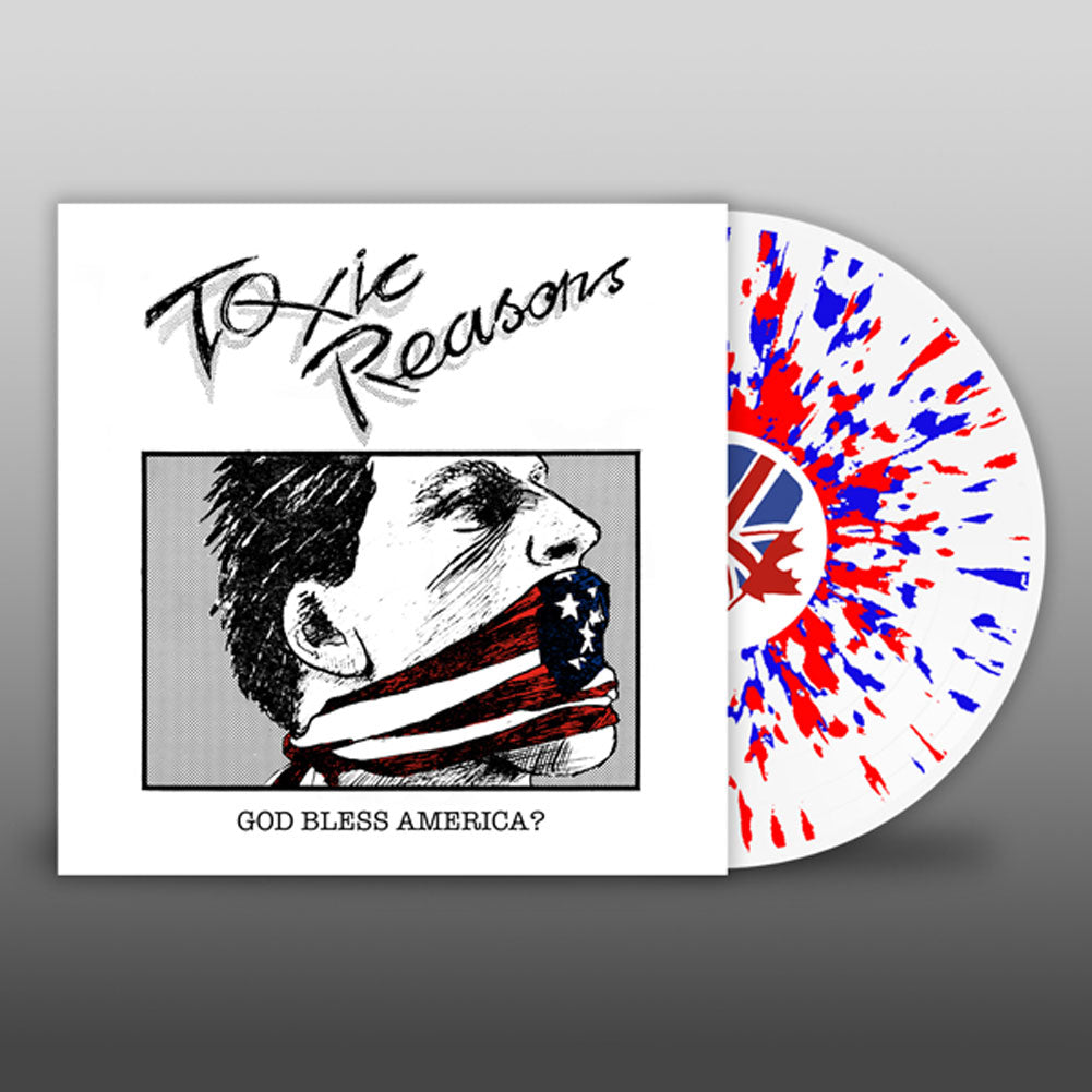 Toxic Reasons God Bless America? (red/white/blue Splatter Vinyl) Vinyl Double Album Vinyl Front