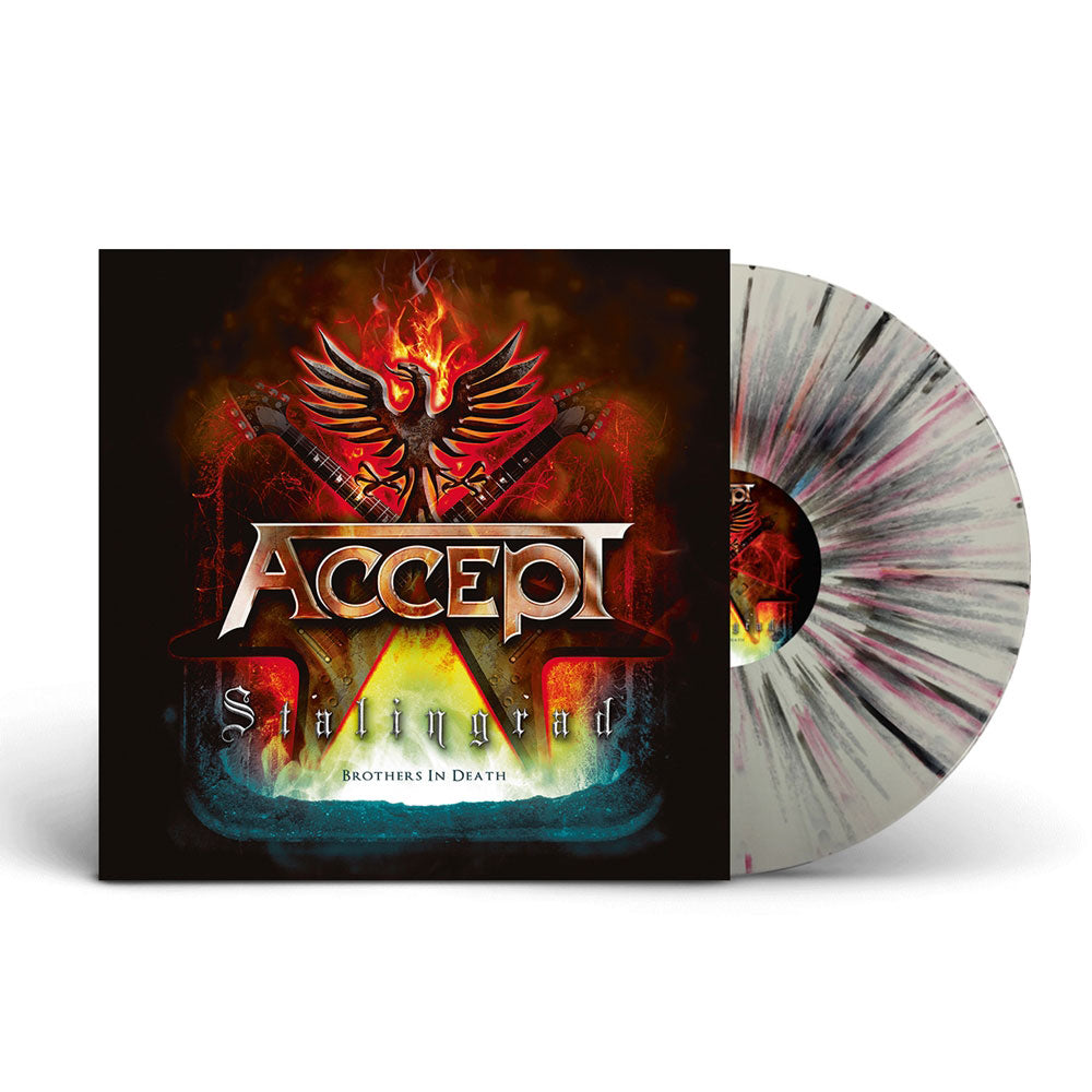 Accept Stalingrad (white/black/red Splatter Vinyl) Vinyl Double Album Vinyl Front