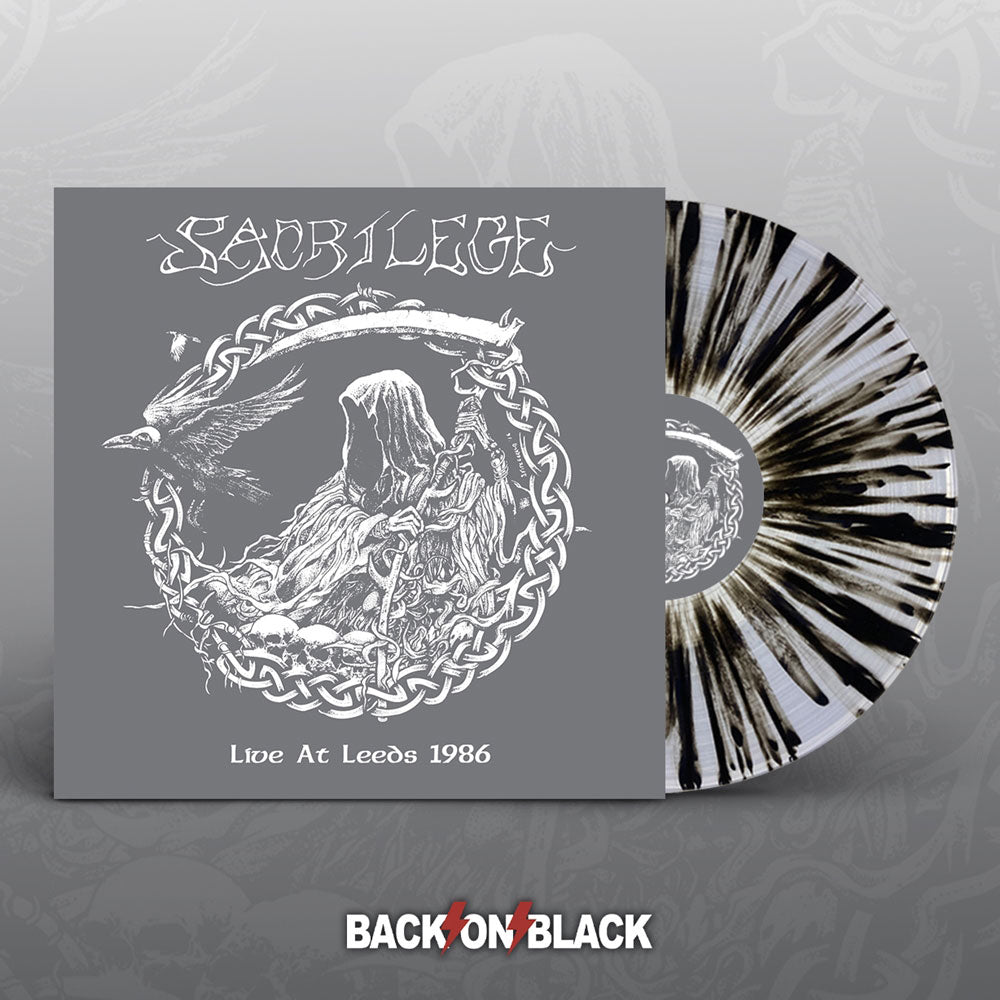 Sacrilege Live Leeds 1986 (clear/black Splatter Vinyl) Vinyl LP Vinyl Front