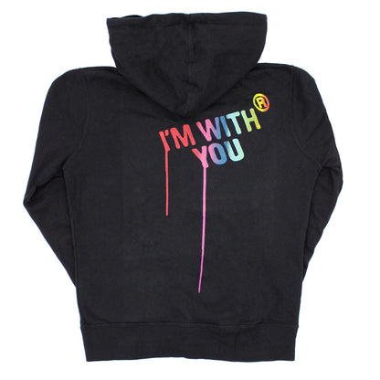 I'm With You Zippered Hooded Sweatshirt