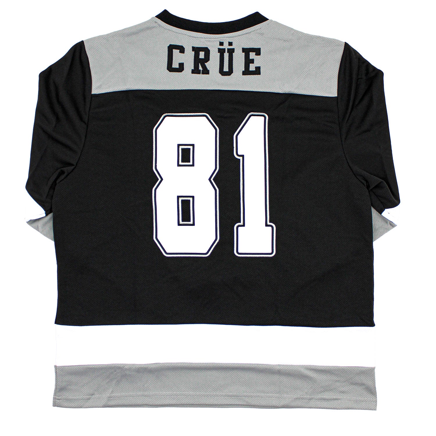Motley Crue Final Tour #81 Mesh Hockey Jersey Hockey Jersey Back