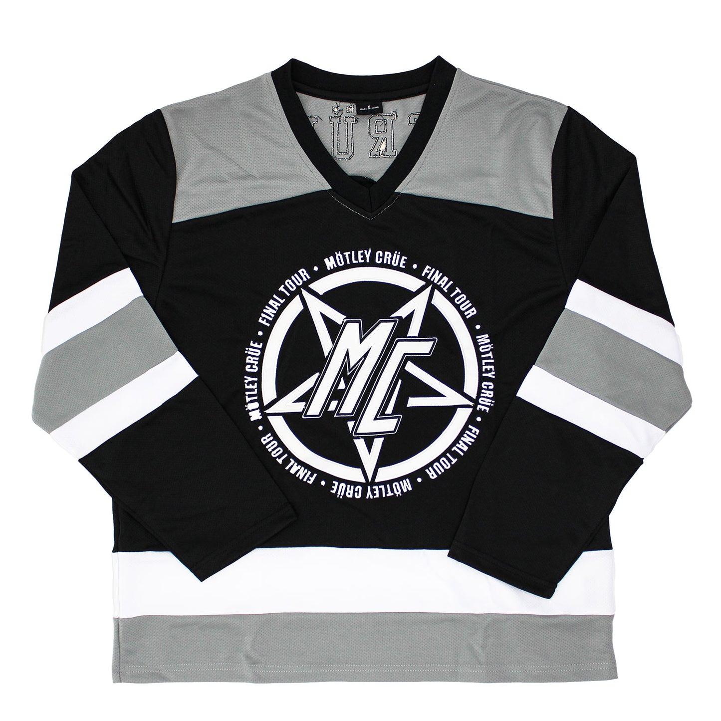 Motley Crue Final Tour #81 Mesh Hockey Jersey Hockey Jersey Front