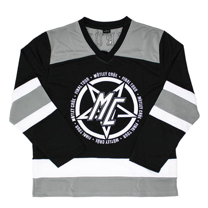 Motley Crue Final Tour #81 Mesh Hockey Jersey Hockey Jersey Front