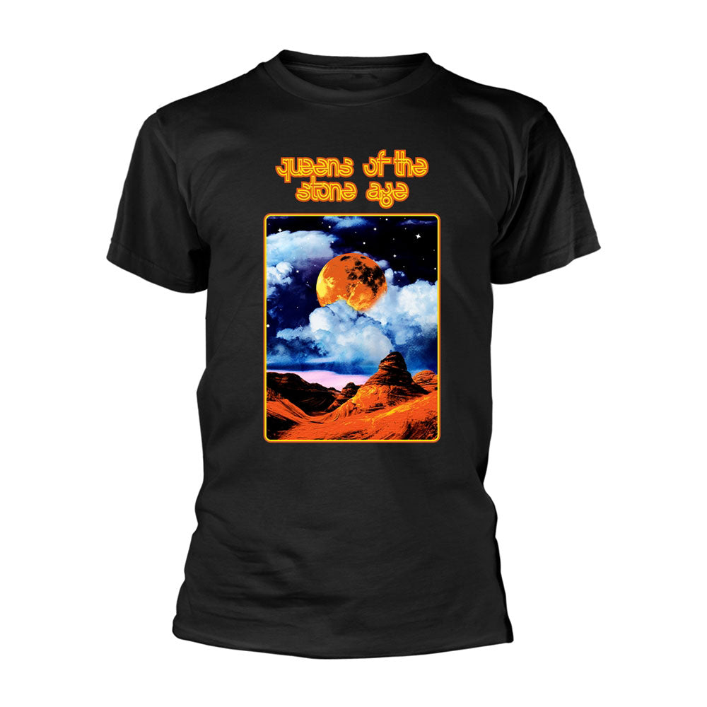 Queens Of The Stone Age Moon Landscape T-shirt Front