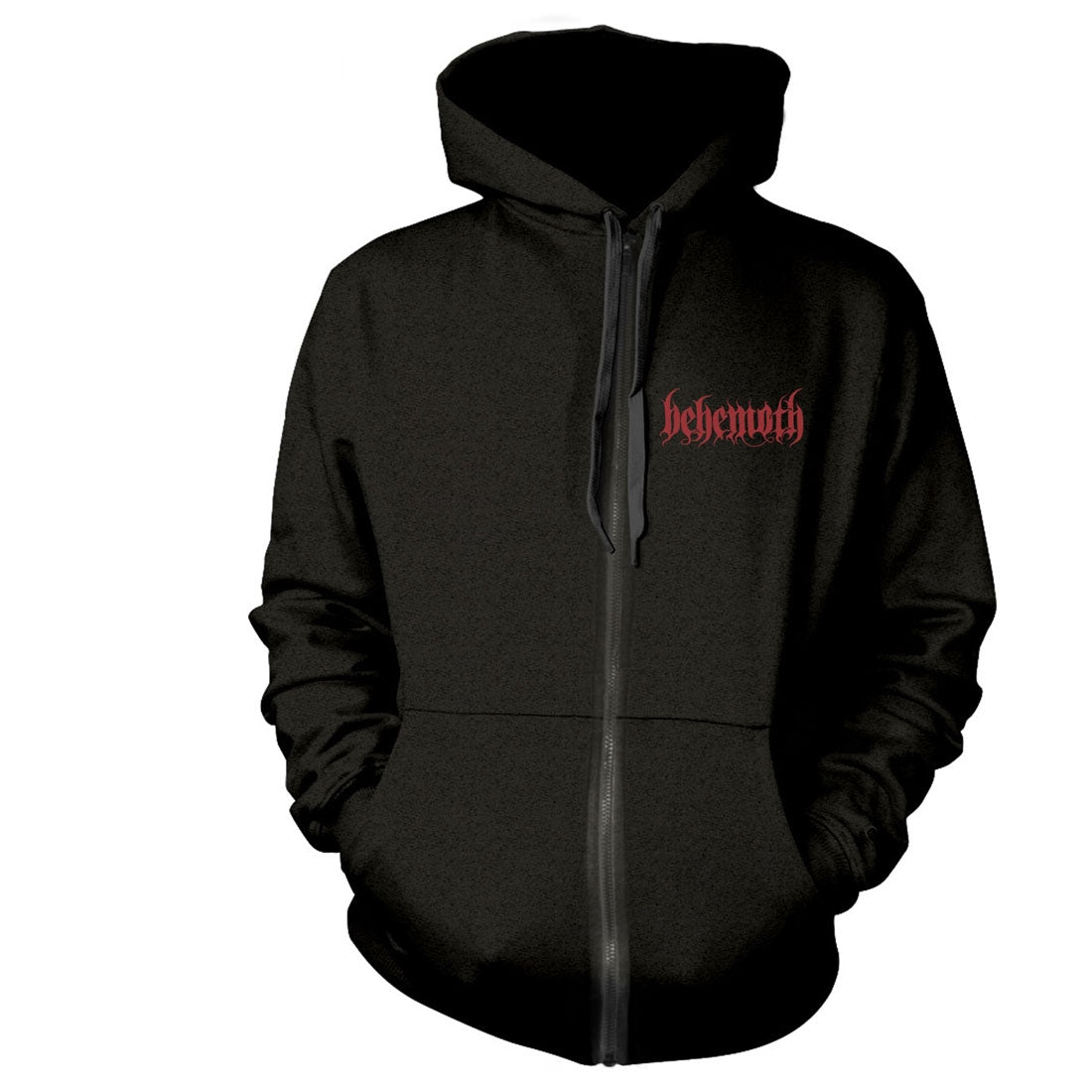 Behemoth Realm Of The Damned 1 Zippered Hooded Sweatshirt Front