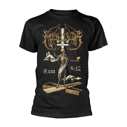 Marduk Rom 5:12 (gold) T-shirt Front