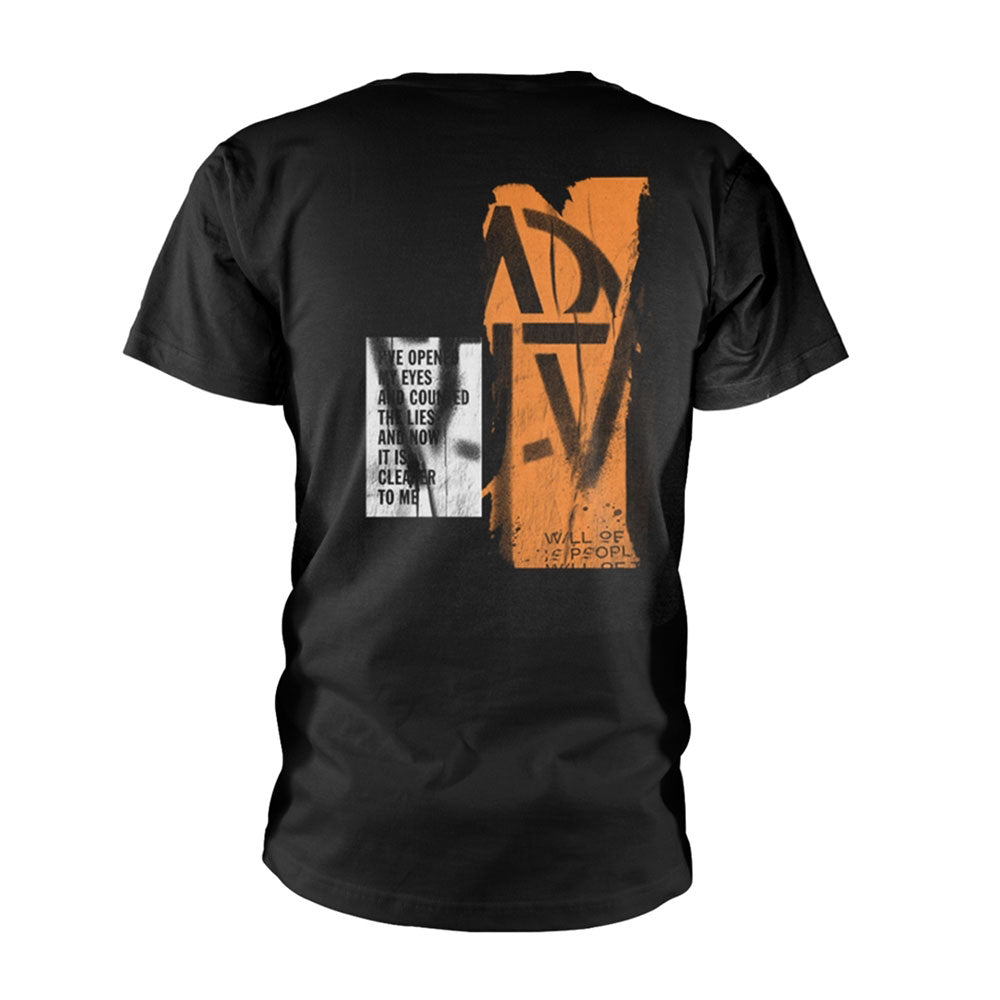 Muse Wotp Orange Stencil T-shirt Back
