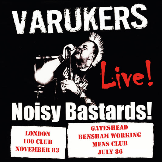Varukers Noisy Bastards (red Vinyl) Vinyl LP Vinyl Front