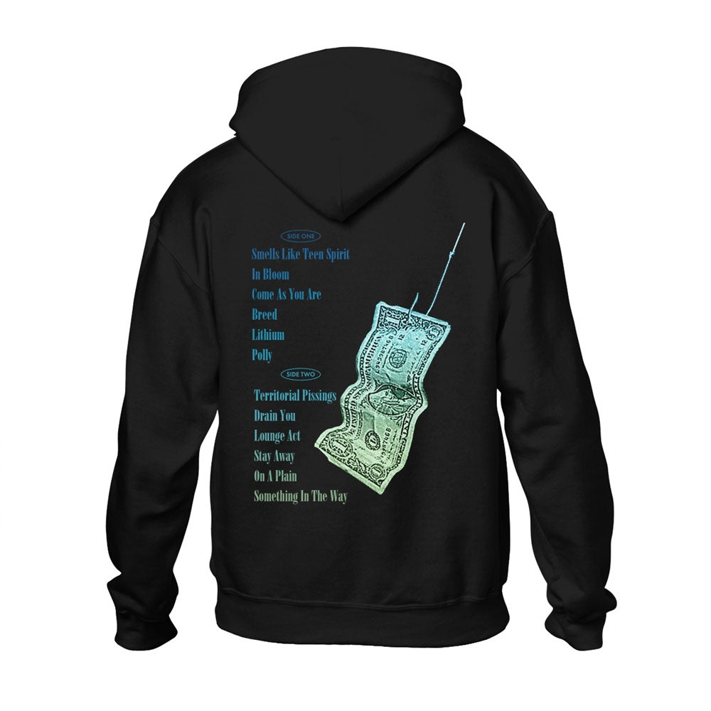 Nirvana Ripple Overlay Hooded Sweatshirt Back