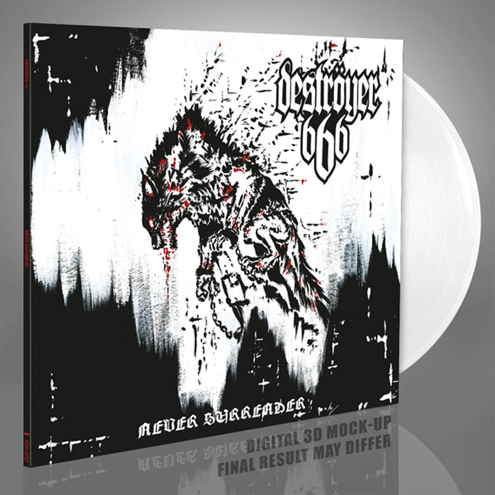 Destroyer 666 Never Surrender (white Vinyl) Vinyl LP Vinyl Front