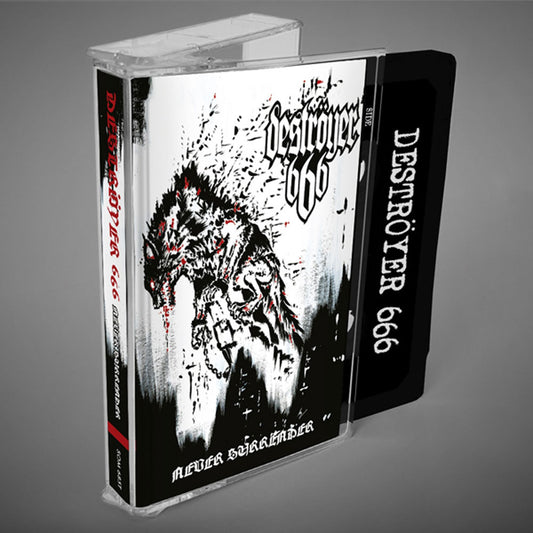 Destroyer 666 Never Surrender Music Cassette Cassette Tape Front
