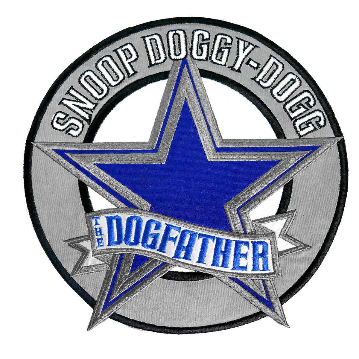 Snoop Doggy Dogg Doggfather Jumbo Patch Back Patch Front