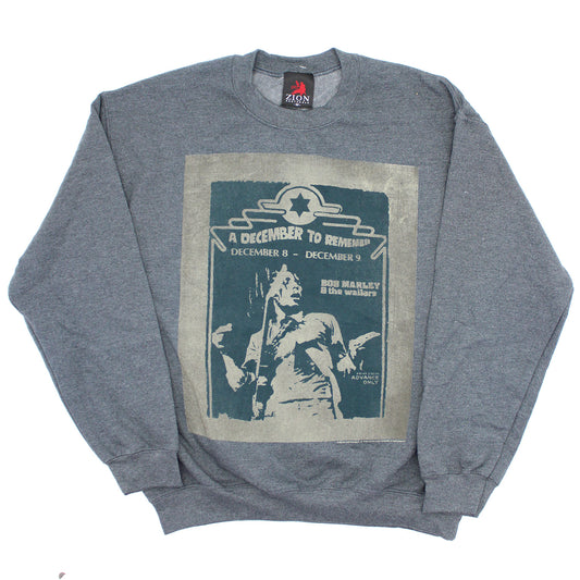 Bob Marley A December To Remember Sweatshirt Front