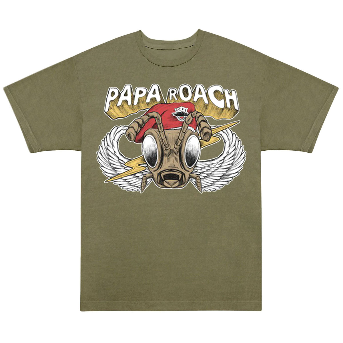 Papa Roach Military Roach T-shirt Front