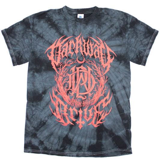 Parkway Drive Metal Crest (Black Spider Dye) Tie Dye T-shirt Front