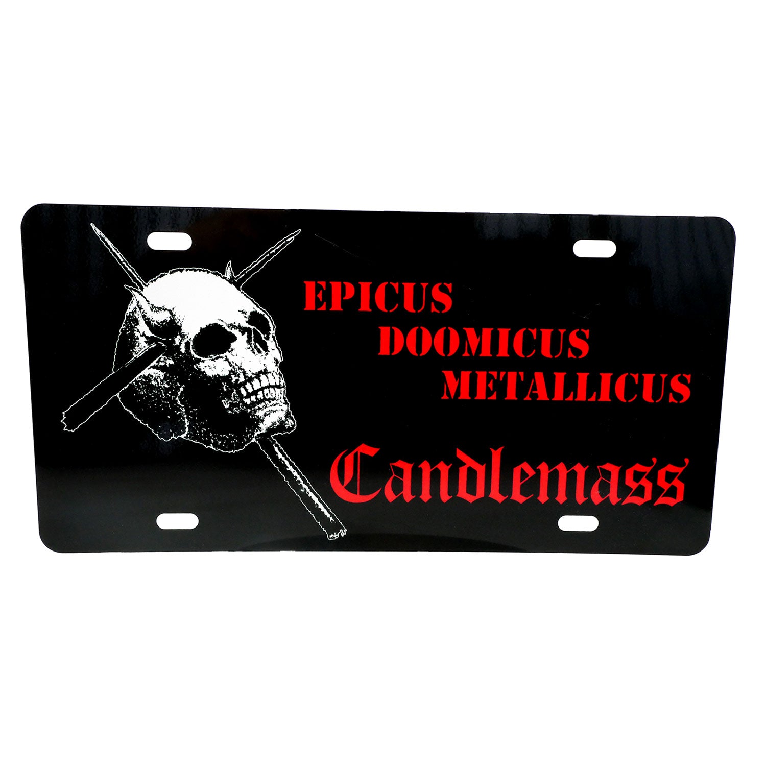 Candlemass Epicus License Plate License Plate Frame Front