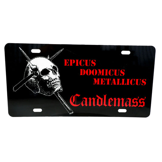 Candlemass Epicus License Plate License Plate Frame Front