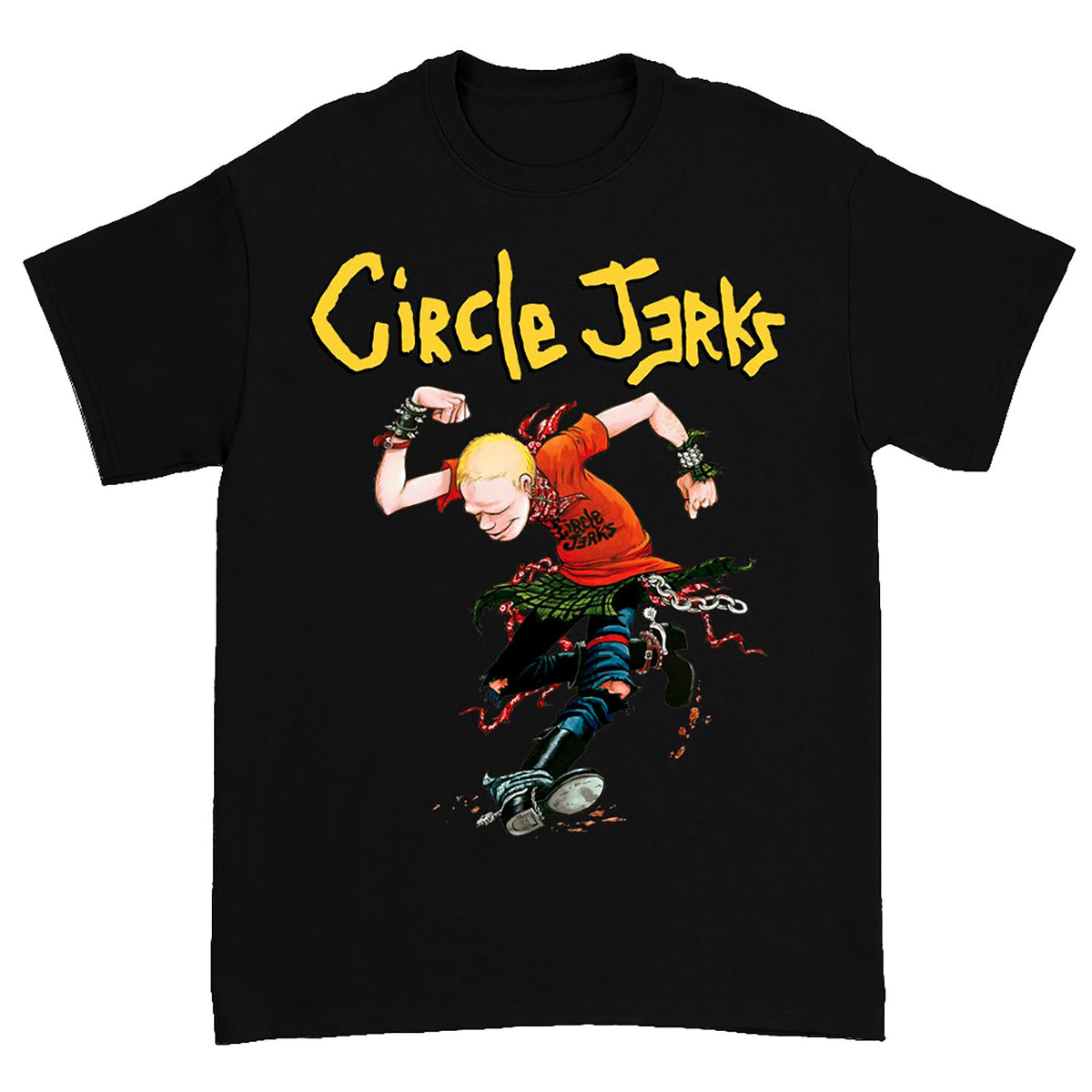 Circle Jerks Full Color Skank Man T-shirt Front
