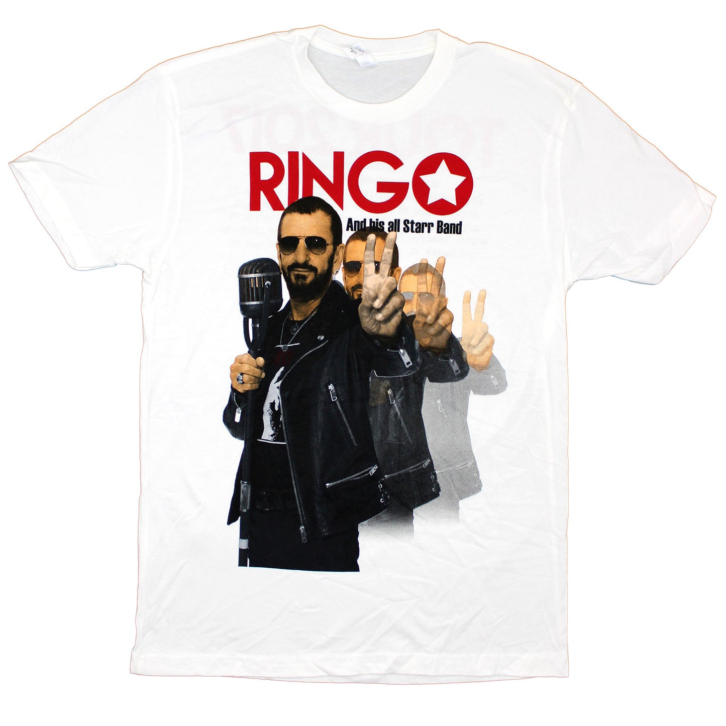 Ringo Starr Triple Image 2017 Fall Tour Tee T-shirt Front