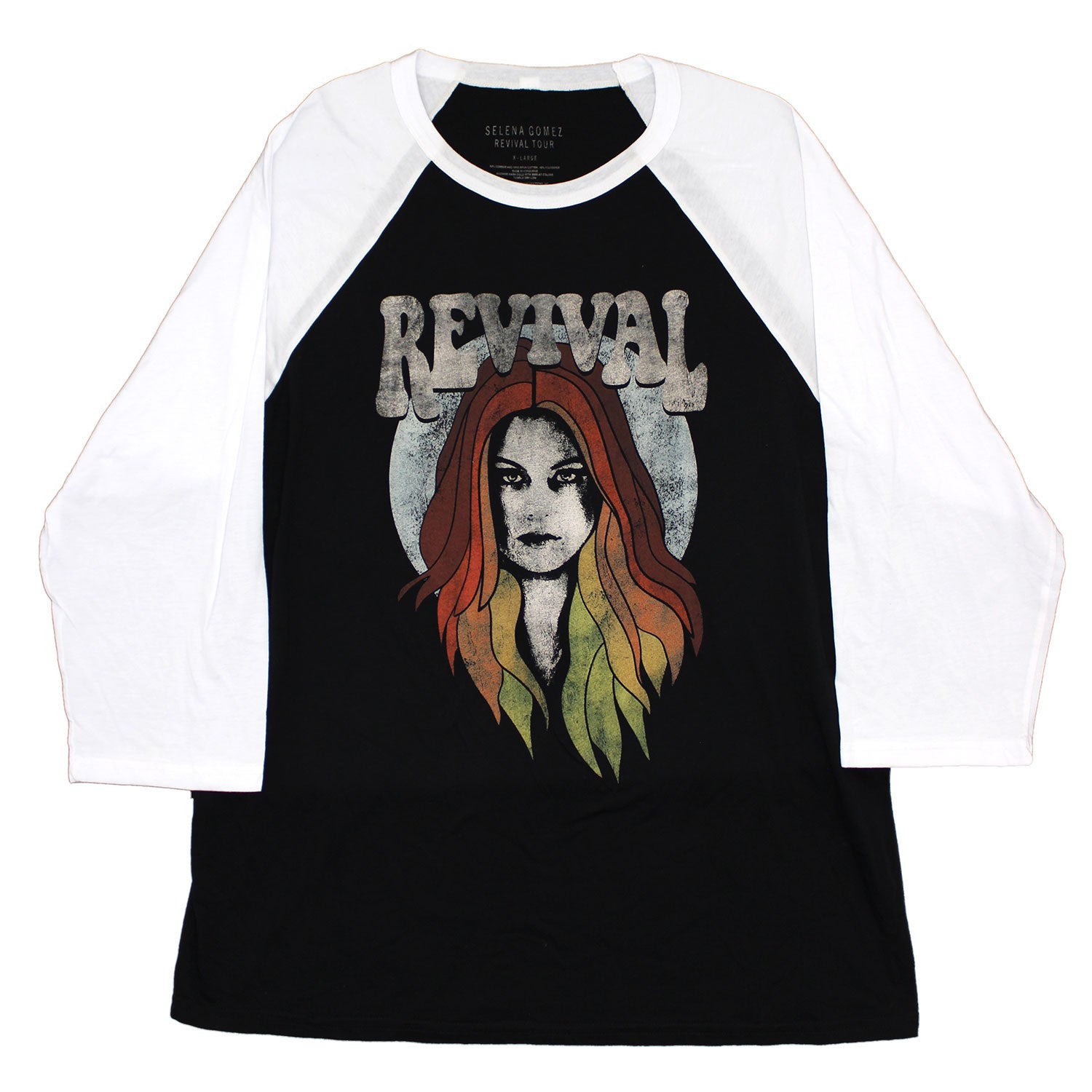 Selena Gomez Revival Raglan Baseball Jersey Front