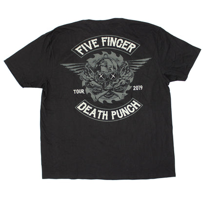 Five Finger Death Punch Fury Road Tour 2019 T-shirt Back