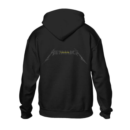 Metallica Charred 72 Hooded Sweatshirt Back
