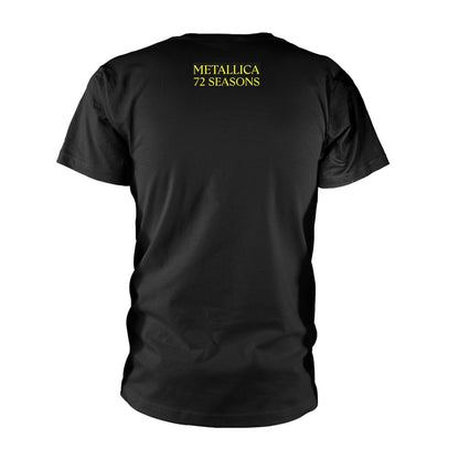 Metallica Broken Burnt Drums T-shirt Back