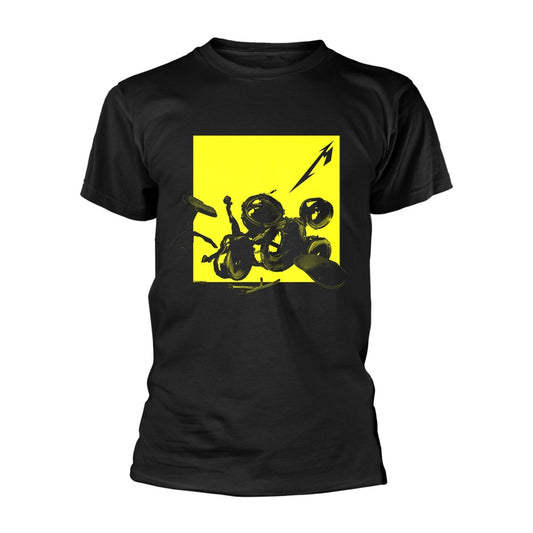Metallica Broken Burnt Drums T-shirt Front