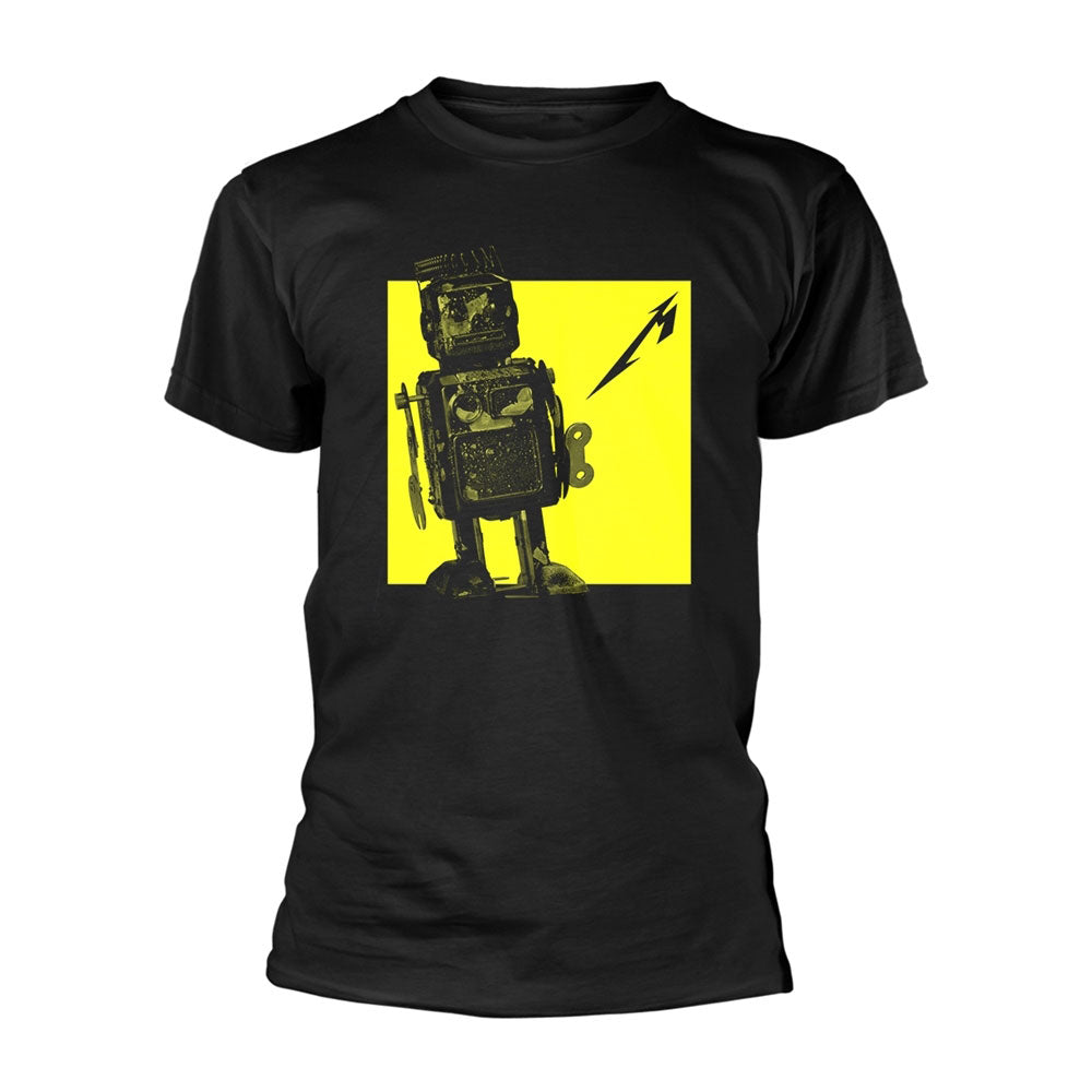 Metallica Burnt Robot T-shirt Front
