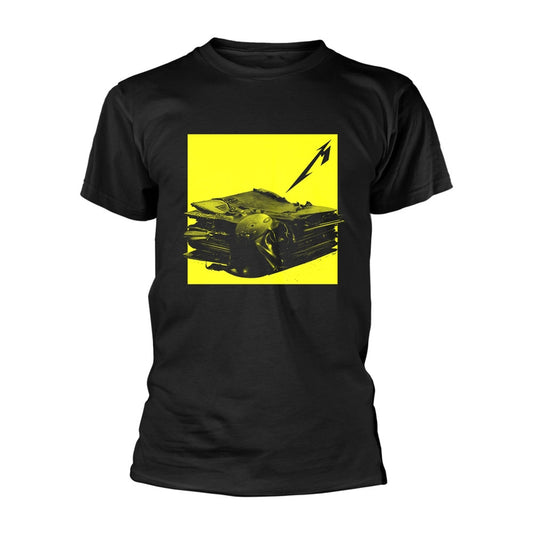 Metallica Burnt Vinyl T-shirt Front