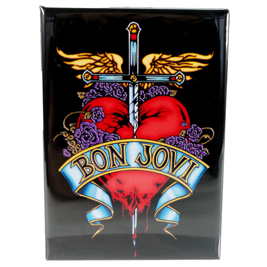 Bon Jovi Heart & Dagger Magnet Front