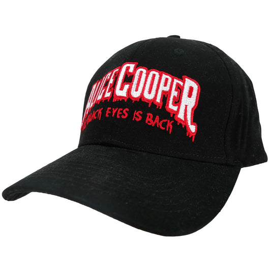 Alice Cooper Embroidered Dipping Logo Baseball Cap Front