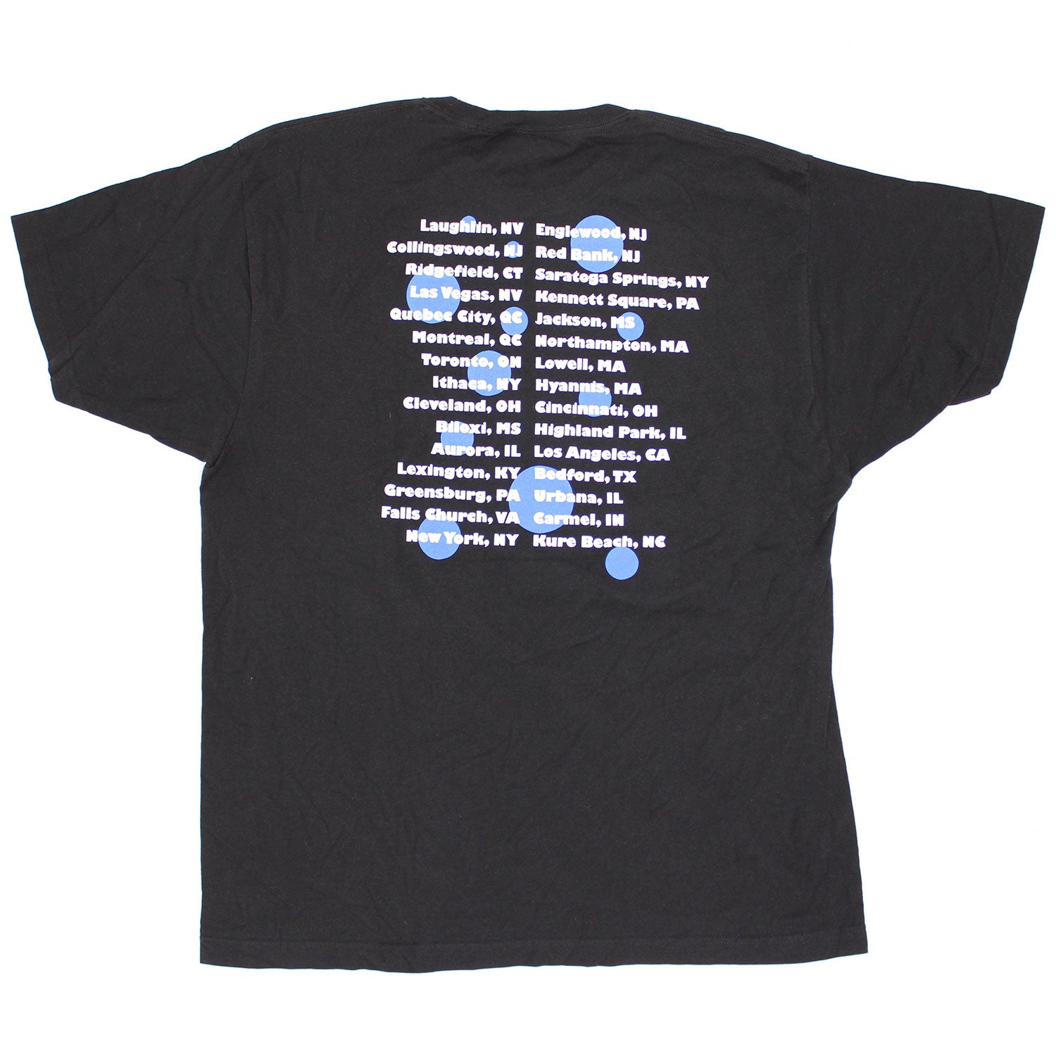 Buddy Guy Blue & Gray Tour Tee (Laughlin, NV - Kure Beach, NC) T-shirt
