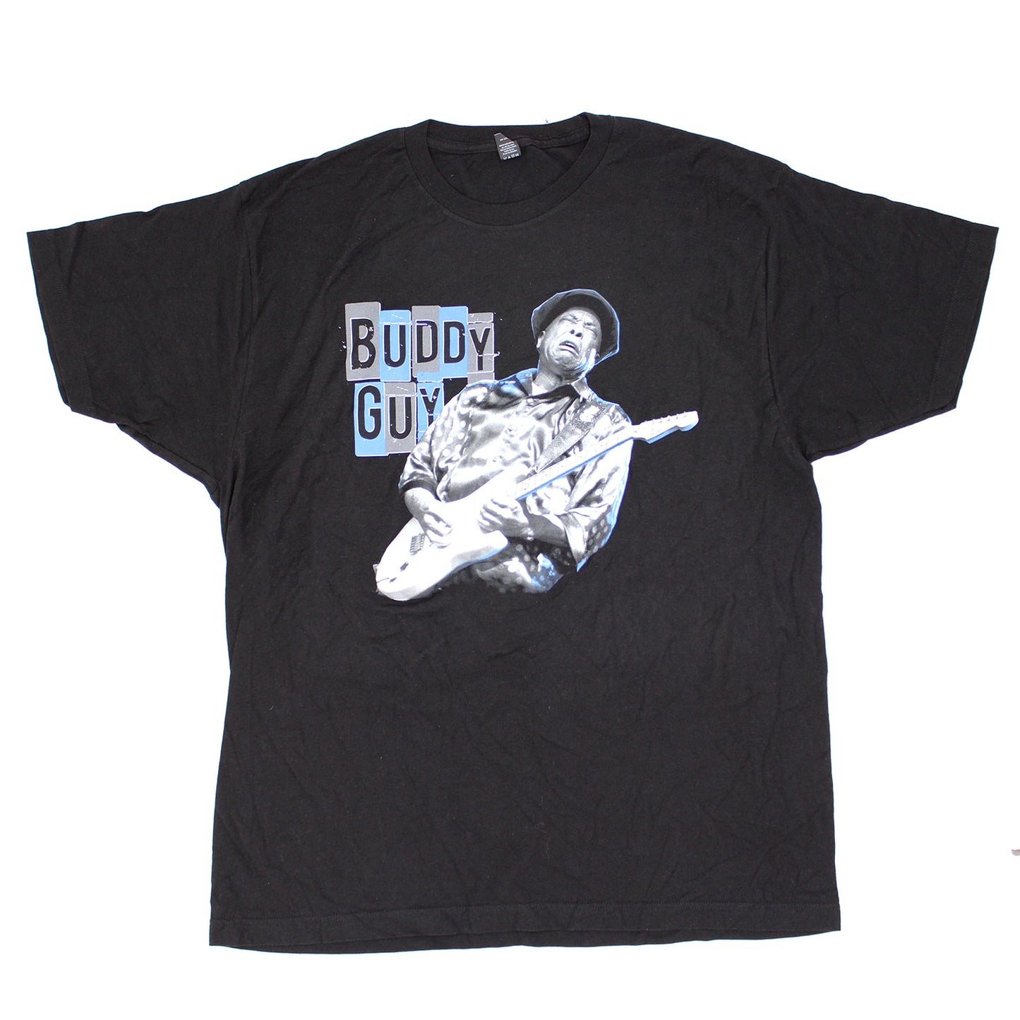 Buddy Guy Blue & Gray Tour Tee (Laughlin, NV - Kure Beach, NC) T-shirt