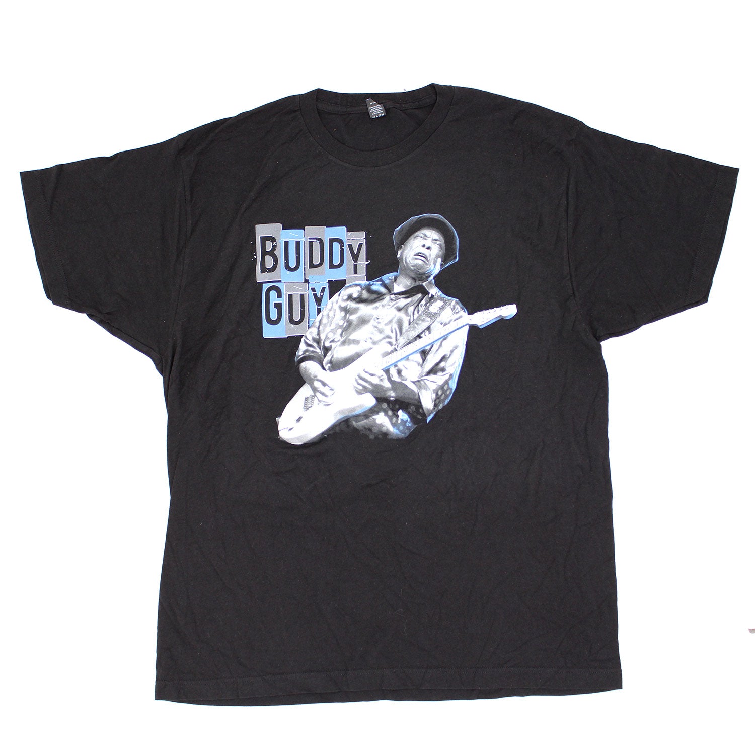 Buddy Guy Blue & Gray Tour Tee (Laughlin, NV - Kure Beach, NC) T-shirt