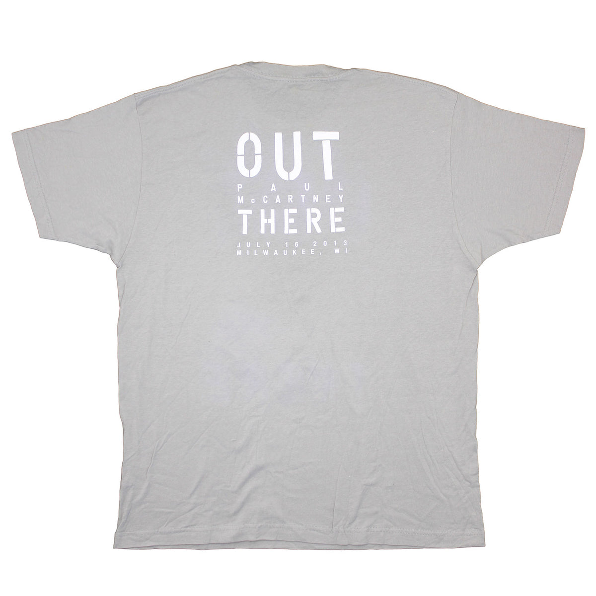 Paul Mccartney Out There Milwaukee Event Tee T-shirt Back