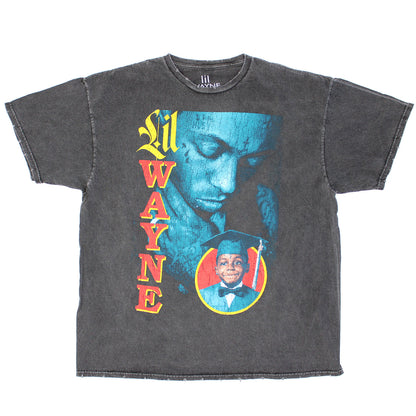 Lil Wayne Tha Carter IV Ragged Edge Oversized Vintage T-shirt Front