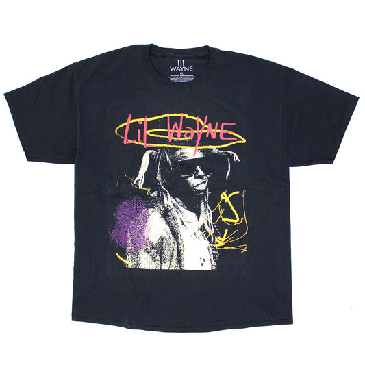 Lil Wayne Fingerprint Collage T-shirt Front