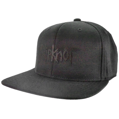 Text Logo Snapback Hat Baseball Cap